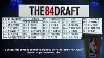 nba draft 84|1984 NBA Draft History .